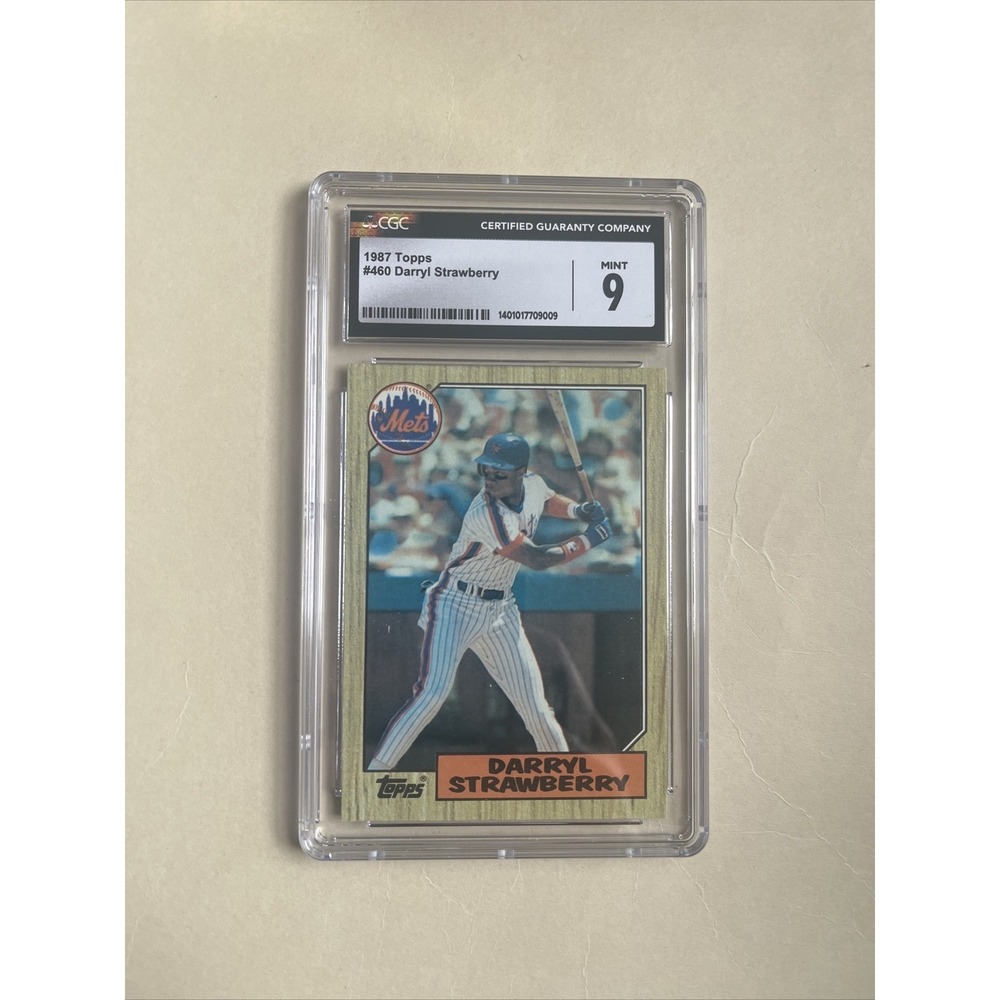 1987 Topps Darryl Strawberry #460 CGC 9 MINT NEW YORK METS New Slab!